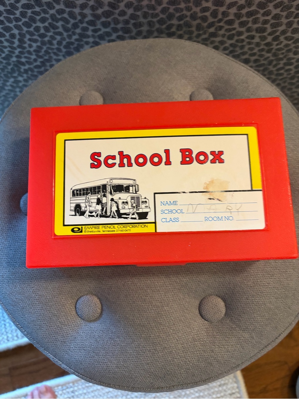 Empire Vintage Red Kids Pencil Case